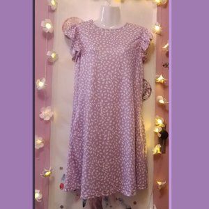 Lyrur (S) Cap Sleeve Pattern Dress